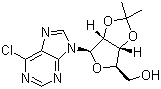 Struktur image of 6-Chloro-9-[2,3-O-(1-methylethylidene)-beta-D-ribofuranosyl]-9H-purine
