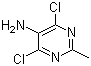 Struktur image of 5-Amino-4,6-dichloro-2-methyl pyrimidine