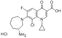 Struktur image of Besifloxacin hydrochloride