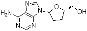 Struktur image of 2',3'-Dideoxyadenosine