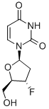 Struktur image of 2',3'-Dideoxy-3'-fluorouridine