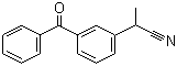 Struktur image of 2-(3-Benzoylphenyl)propionitrile