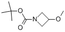 Struktur image of 1-Boc-3-Methoxyazetidine