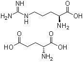 Struktur image of L-Arginine L-glutamate