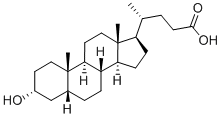 Struktur image of Lithocholic acid