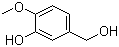 Struktur image of 3-Hydroxy-4-methoxybenzyl alcohol