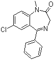 Struktur image of Diazepam