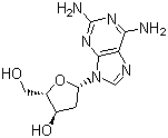 Struktur image of 2,6-Diaminopurine-2'-deoxyriboside