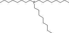 Struktur image of tri-n-Octylphosphine