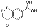 Struktur image of 4-Bromoacetyl-3-fluorophenylboronic acid