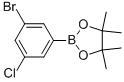 Struktur image of 3-Bromo-5-chlorophenylboronic acid pinacol ester