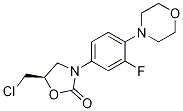 Struktur image of (5R)-5-(Chloromethyl)-3-[3-fluoro-4-(4-morpholinyl)phenyl]-2-oxazolidinone