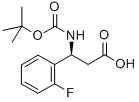 Struktur image of Boc-S-3-Amino-3-(2-fluorophenyl)-propionic acid