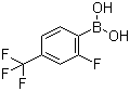 Struktur image of 2-Fluoro-4-(trifluoromethyl)phenylboronic acid
