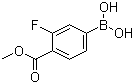 Struktur image of 3-Fluoro-4-methoxycarbonylphenylboronic acid