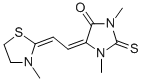 Struktur image of 1,3-Dimethyl-5-[2-(3-methyl-2-thiazolidinylidene)ethylidene]-2-thioxoimidazolidin-4-one