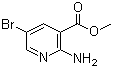 Struktur image of Methyl 2-amino-5-bromopyridine-3-carboxylate