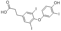 Struktur image of 3,3',5-Triiodothyropropionic acid