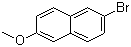 Struktur image of 2-Bromo-6-methoxynaphthalene