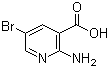 Struktur image of 2-Amino-5-bromo nicotinic acid