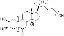Struktur image of beta-Ecdysterone