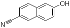 Struktur image of 6-Hydroxy-2-naphthonitrile