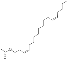 Struktur image of 3Z, 13z-octadecadienyl acetate