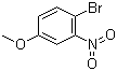 Struktur image of 4-Bromo-3-nitroanisole
