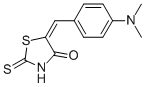 Struktur image of 5-(4-Dimethylaminobenzylidene)rhodanine
