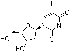 Struktur image of 5-Iodo-2'-deoxyuridine