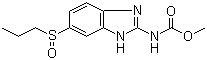 Struktur image of Albendazole sulfoxide
