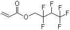 Struktur image of 2,2,3,4,4,4-Hexafluorobutyl acrylate