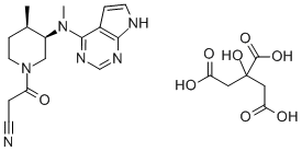 Struktur image of Tofacitinib citrate