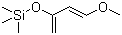 Struktur image of trans-1-Methoxy-3-trimethylsilyloxy-1,3-butadiene
