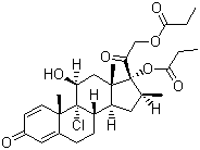 Struktur image of Beclomethasone dipropionate