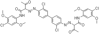 Struktur image of Pigment Yellow 83