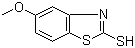 Struktur image of 2-Mercapto-5-methoxybenzothiazole