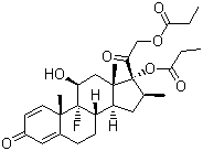 Struktur image of Betamethasone dipropionate