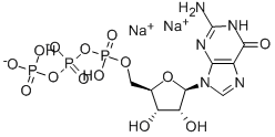 Struktur image of Guanosine 5'-triphosphate, disodium salt hydrate