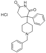 Struktur image of 2-[1-Benzyl-4-piperidyl]-2-phenylglutarimide