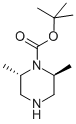 Struktur image of (2S,6S)-tert-Butyl 2,6-dimethylpiperazine-1-carboxylate