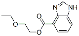 Struktur image of Benzimidazole-4-carboxylic acid  2-ethoxy ethyl ester