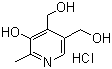 Struktur image of Pyridoxine hydrochloride