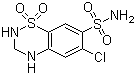 Struktur image of Hydrochlorothiazide