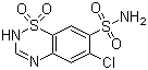 Struktur image of Chlorothiazide