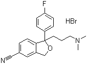 Struktur image of Citalopram hydrobromide