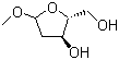Struktur image of 1-O-Methyl-2-deoxy-D-ribose