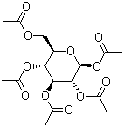 Struktur image of beta-D-(+)-Glucose pentaacetate