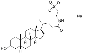 Struktur image of Taurolithocholic acid sodium salt