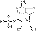 Struktur image of Adenosine 5'-monophosphate, free acid (5'-AMP)
